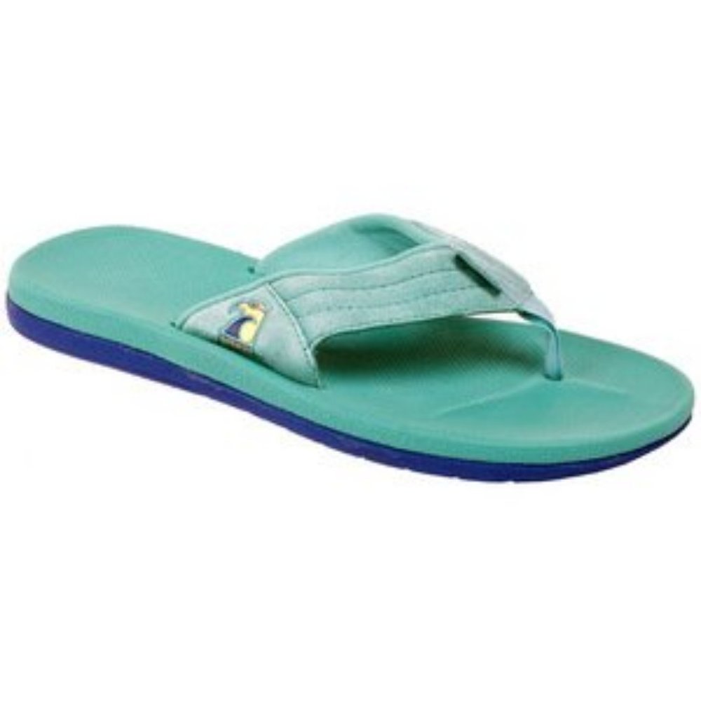 Rainbow UNC Wilmington Seahawks Cape Flip Flops - Picture 2 of 8